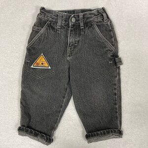 Vintage black Levi’s carpenter style construction jeans 2t